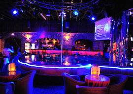 brisbane strip club with bright led lights
