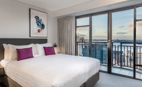 auckland double bed bucks accommodation