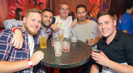 bucks group drinking at cairns nightclub