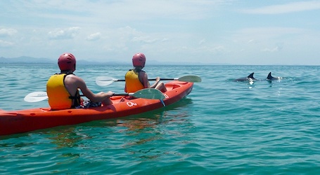 group of bucks kayaking