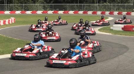 group bucks go karting