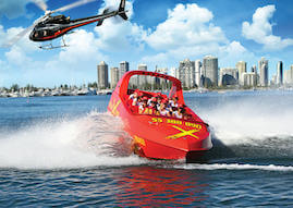 gold coast jet boat and helicopter