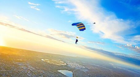 buck skydiving in perth