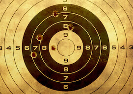 shooting range target