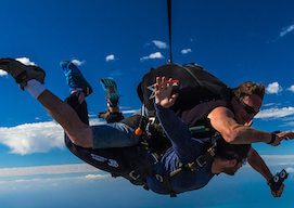 buck tandem skydiving