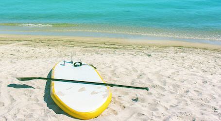 buck stand up paddle boarding in cairns