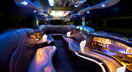 surfers paradise stretched hummer interior