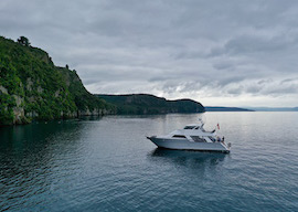 bucks boat cruise taupo