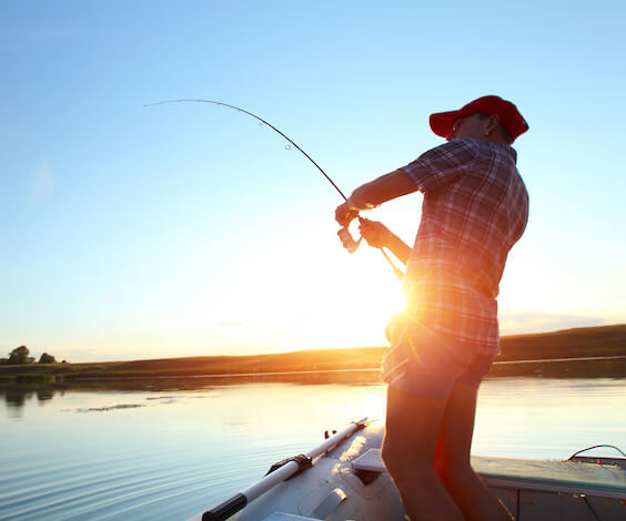 buck fishing