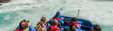 group of bucks on taupo jet boat