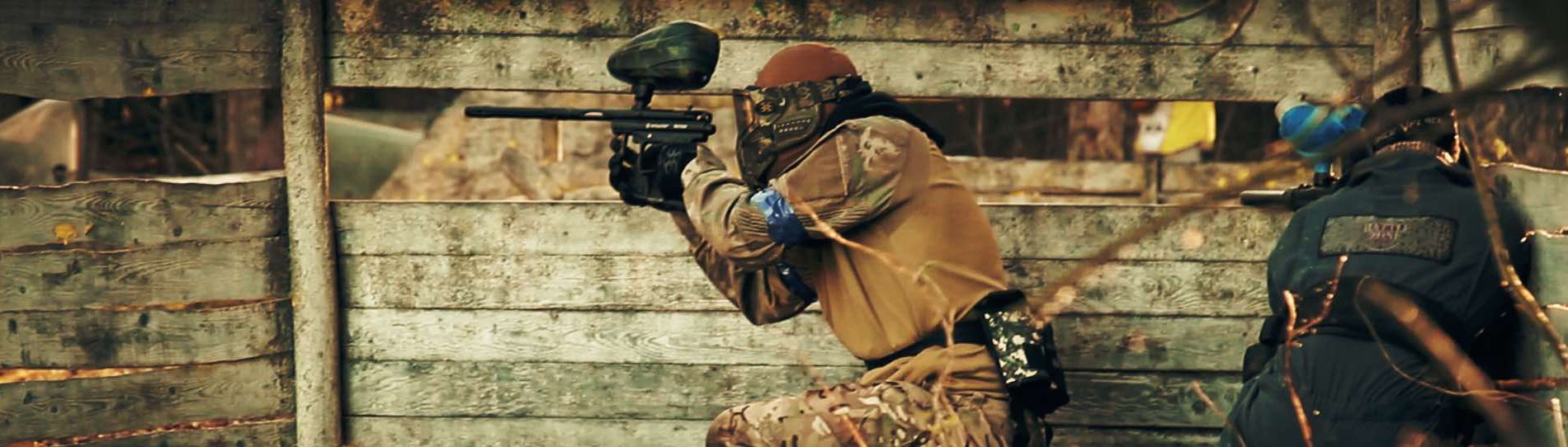 buck shooting paintball gun