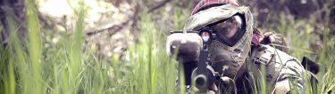 buck shooting paintball gun