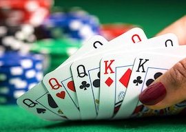 group of bucks playing poker