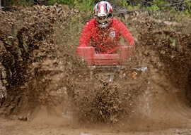 group of bucks riding taupo quad bikes