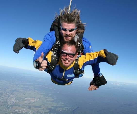 buck skydiving