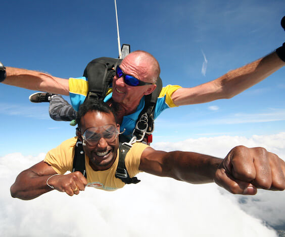 buck skydive on the gold coast