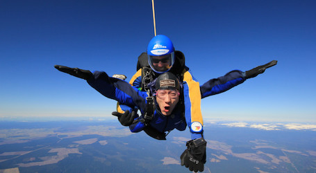buck skydiving in taupo