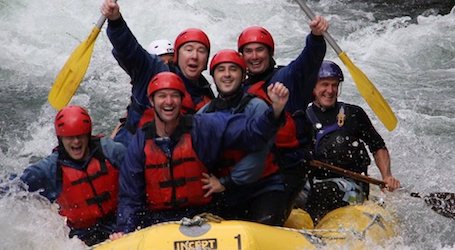 group of bucks on taupo jet boat