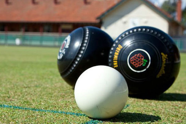 bucks playing lawn bowls