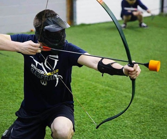 bucks playing archery tag
