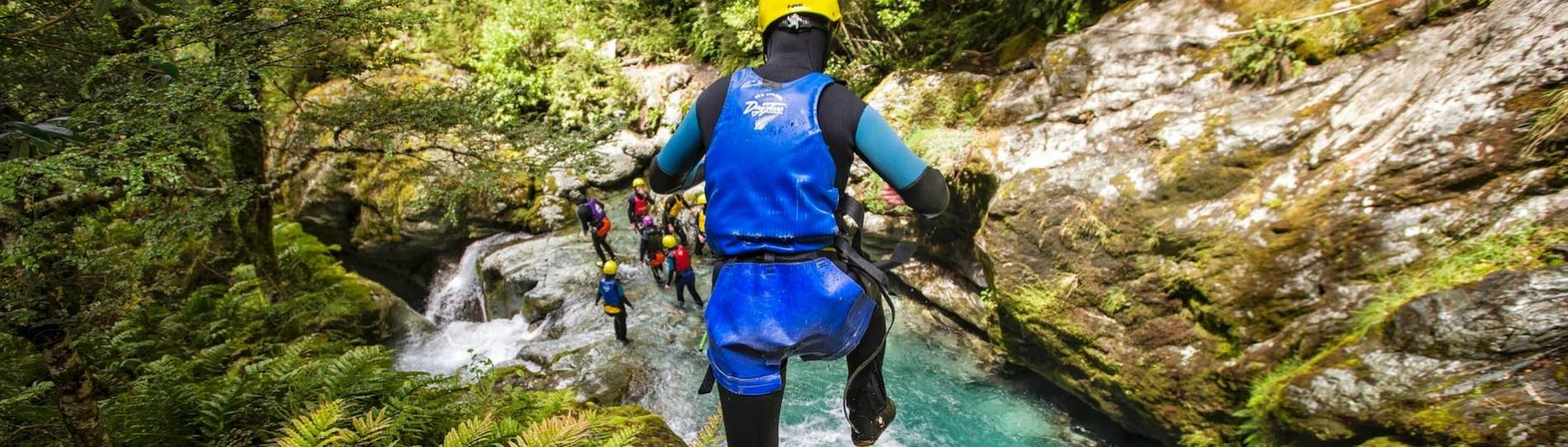 stag party canyoning in queenstown