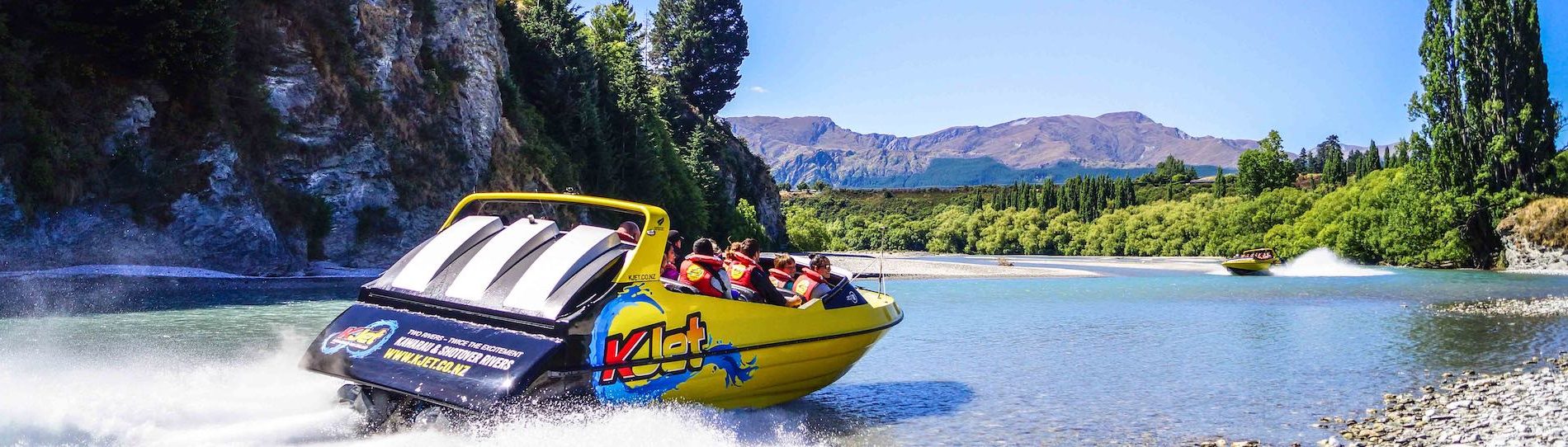 stag party jet boating in queenstown
