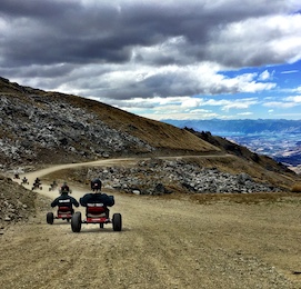 mountain carting queenstown stag party ideas
