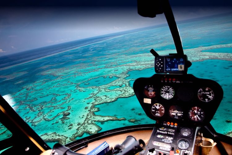 chopper flight over cairns 