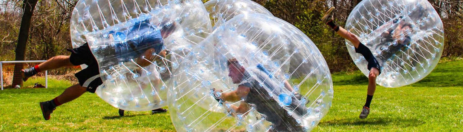 outdoor bubble soccer taupo
