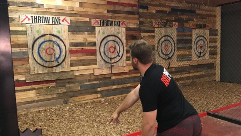 sydney bucks axe throwing activity