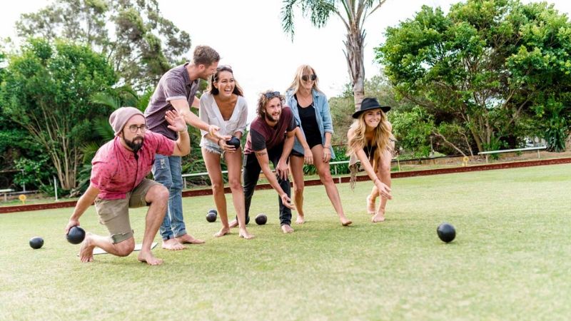 sydney bucks party barefoot bowls