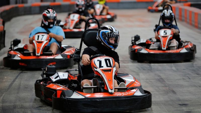 sydney bucks go karting