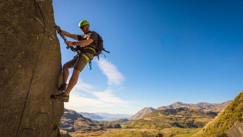 cable climb in wanaka new zealand